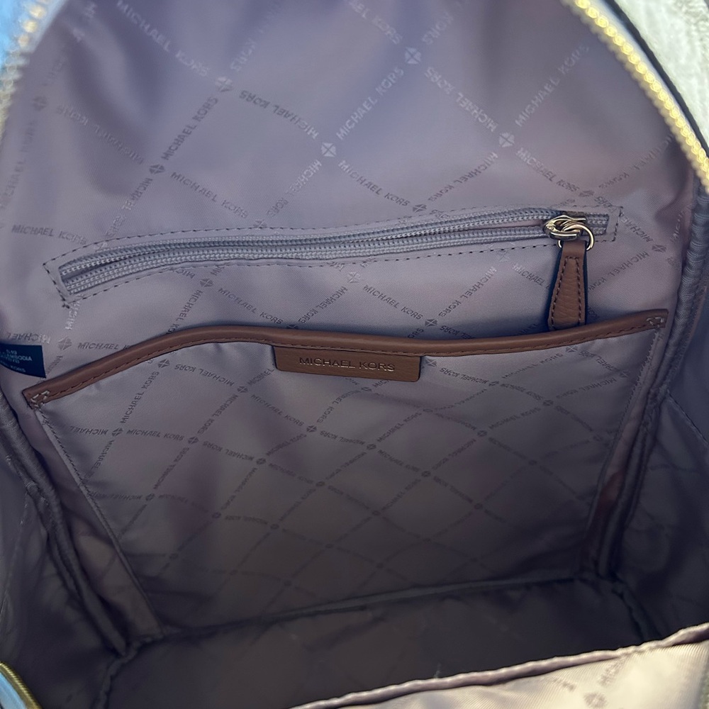 Michael Kors Beige Interior Backpack - image 4